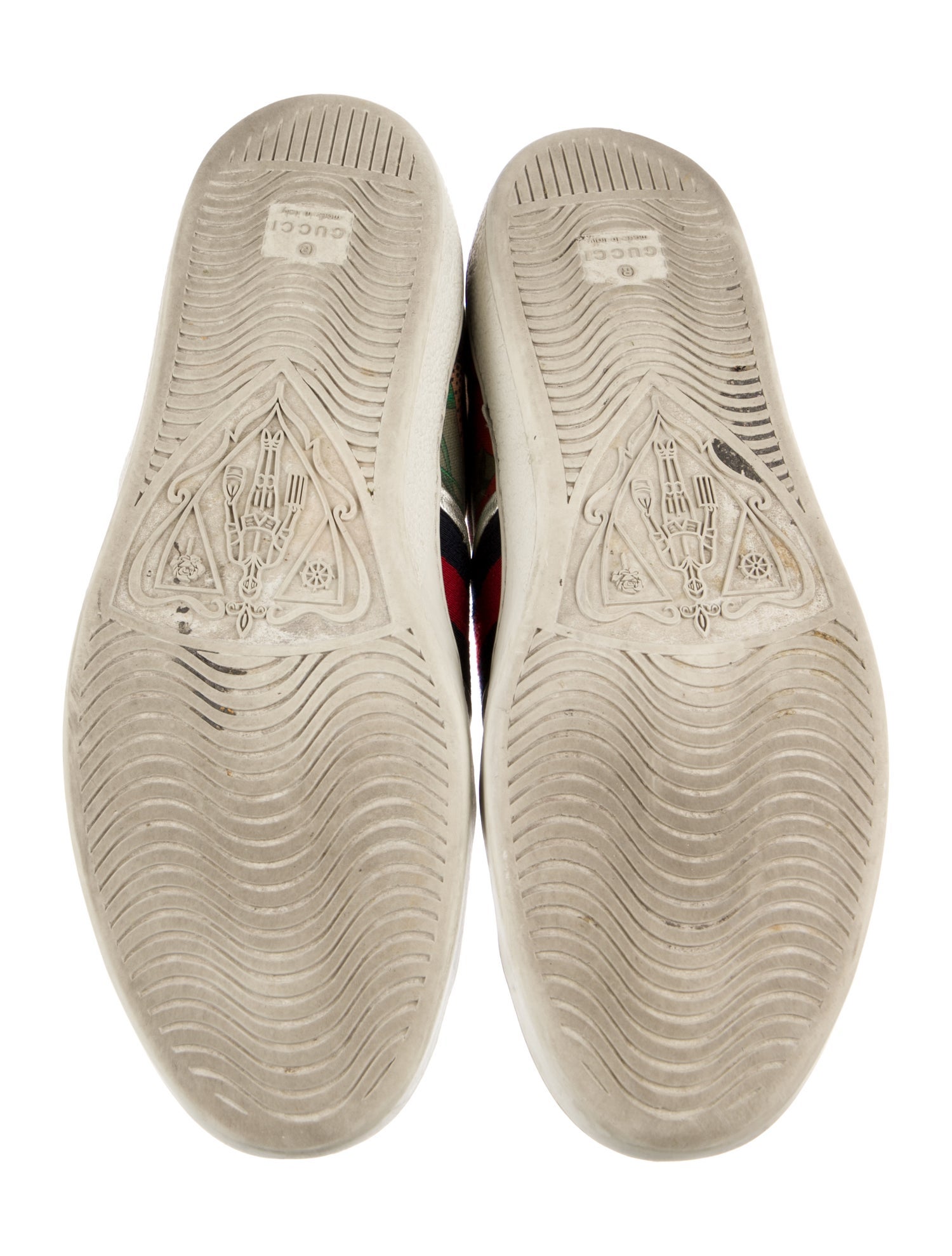 Gucci Flora Print Canvas Sneakers